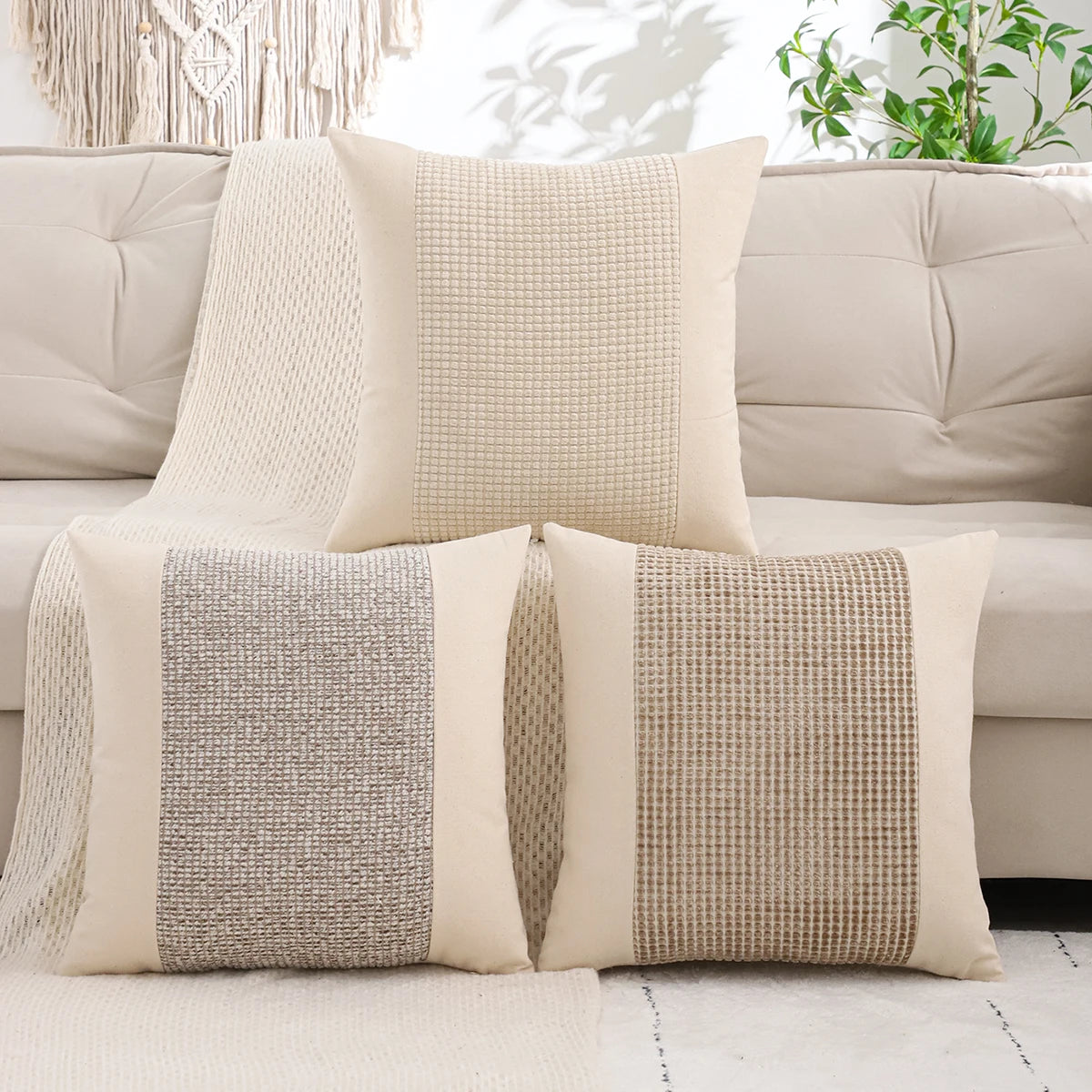 Woven Jacquard Accent Pillow Cover