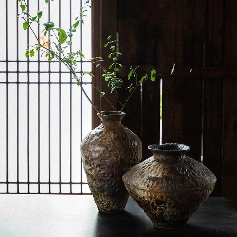 Ember Glaze Ceramic Vase