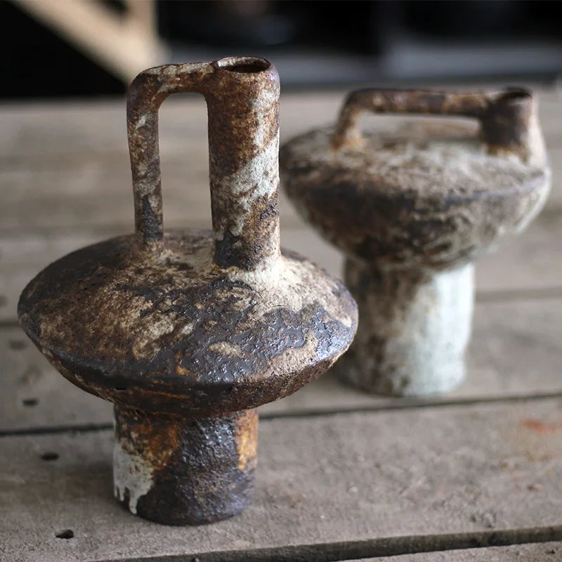 Handcrafted Wabi-Sabi Ceramic Vase