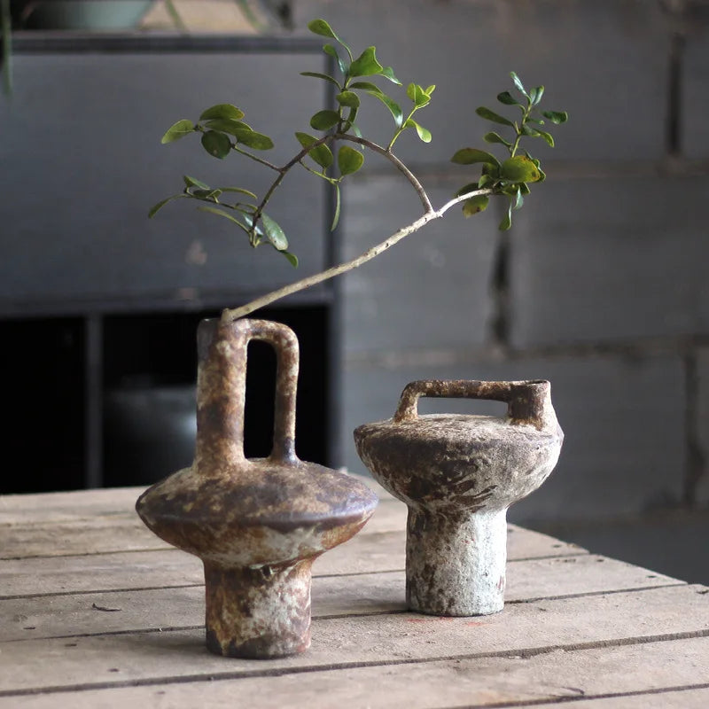 Handcrafted Wabi-Sabi Ceramic Vase