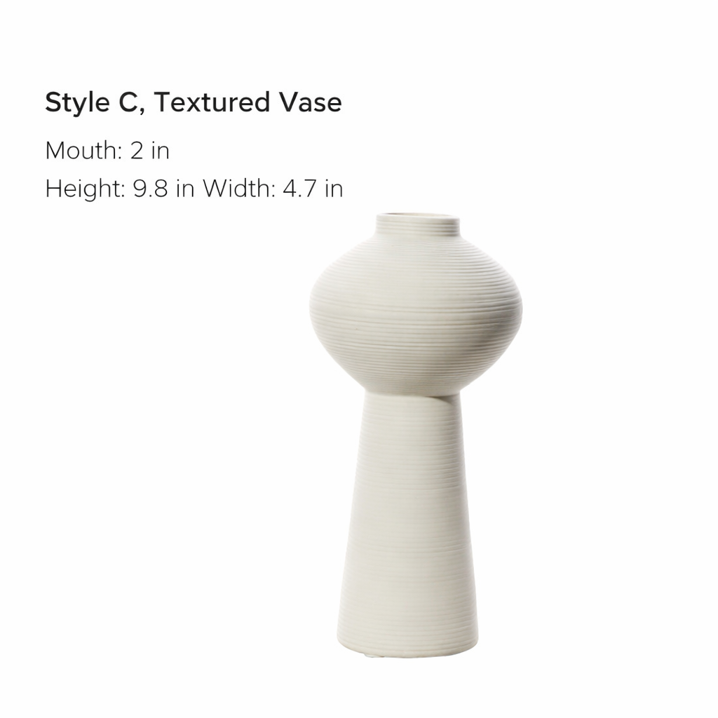 Handmade brushed large vase ornaments