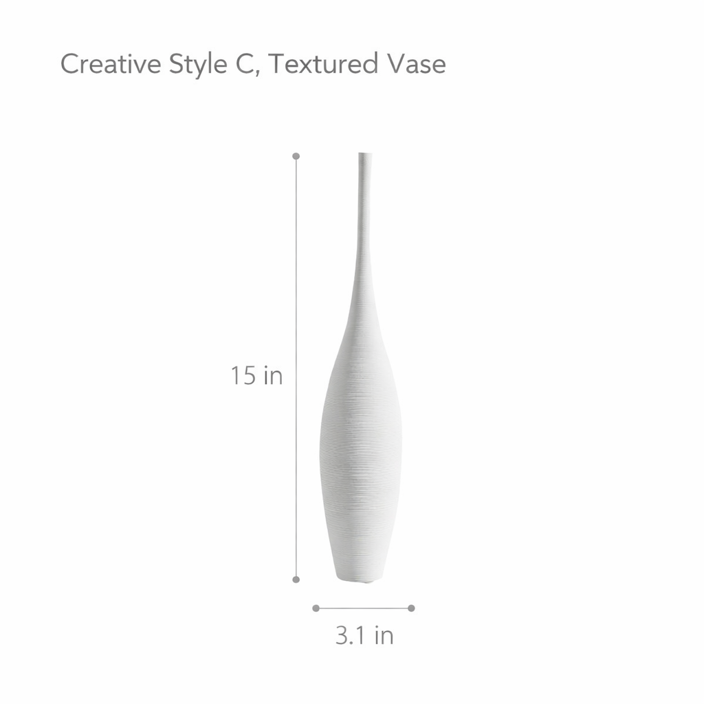 Handmade brushed large vase ornaments