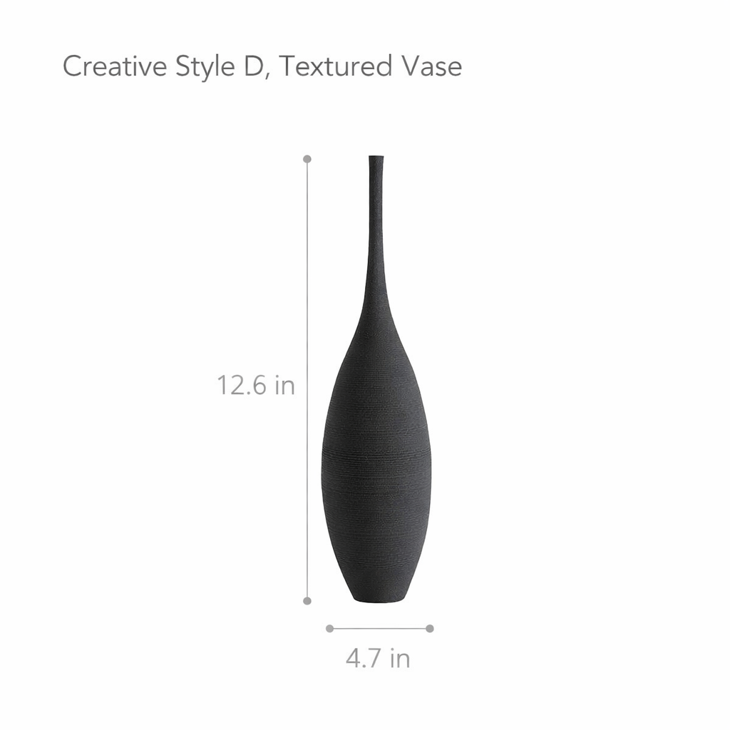 Handmade brushed large vase ornaments