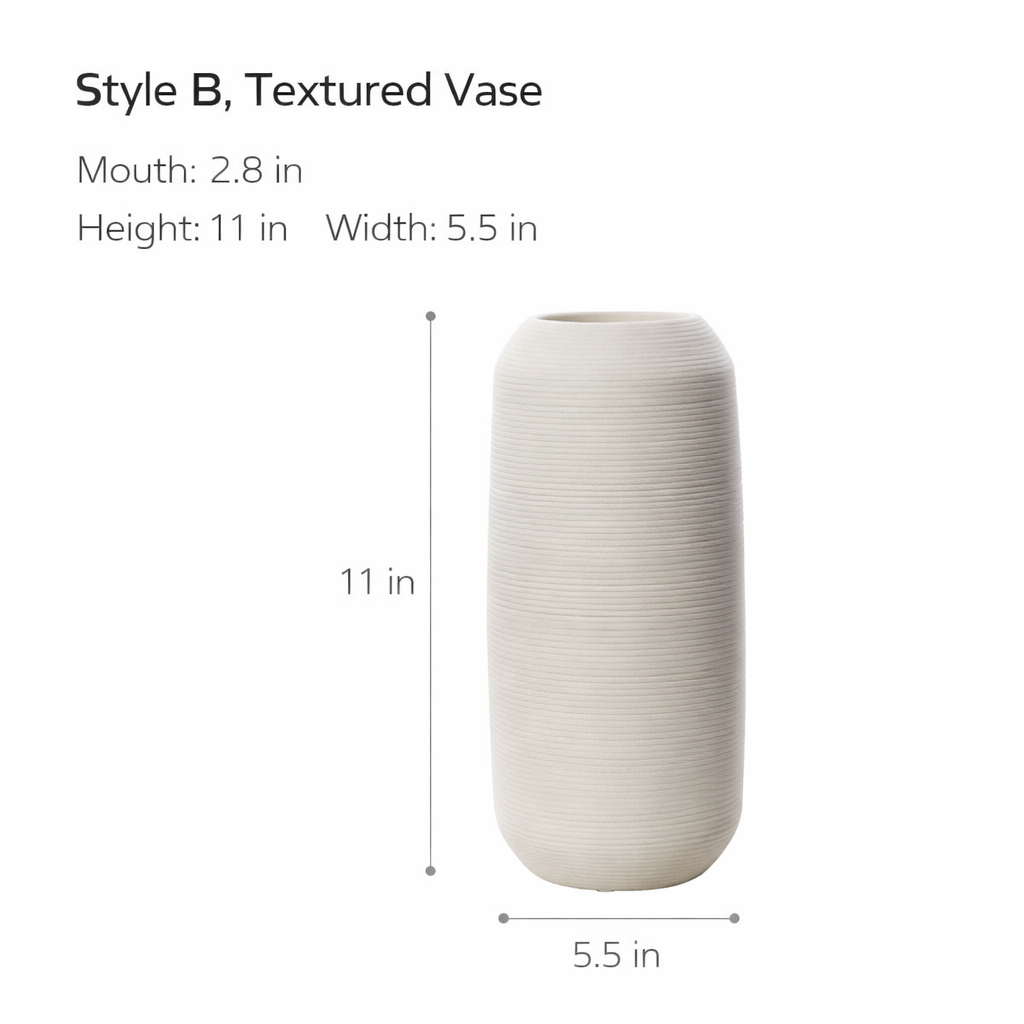 Handmade brushed large vase ornaments