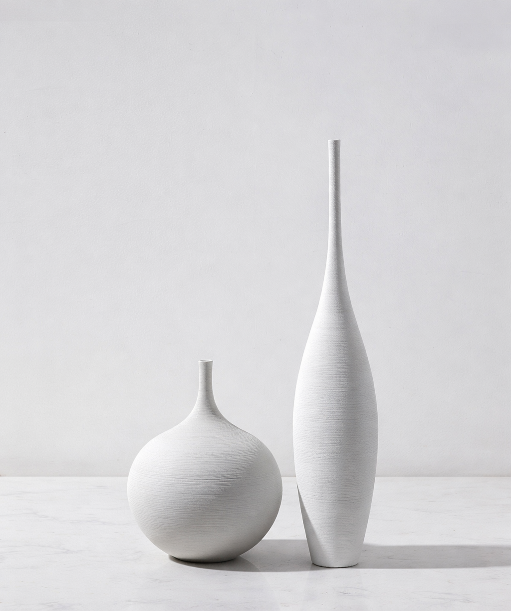 Handmade brushed large vase ornaments