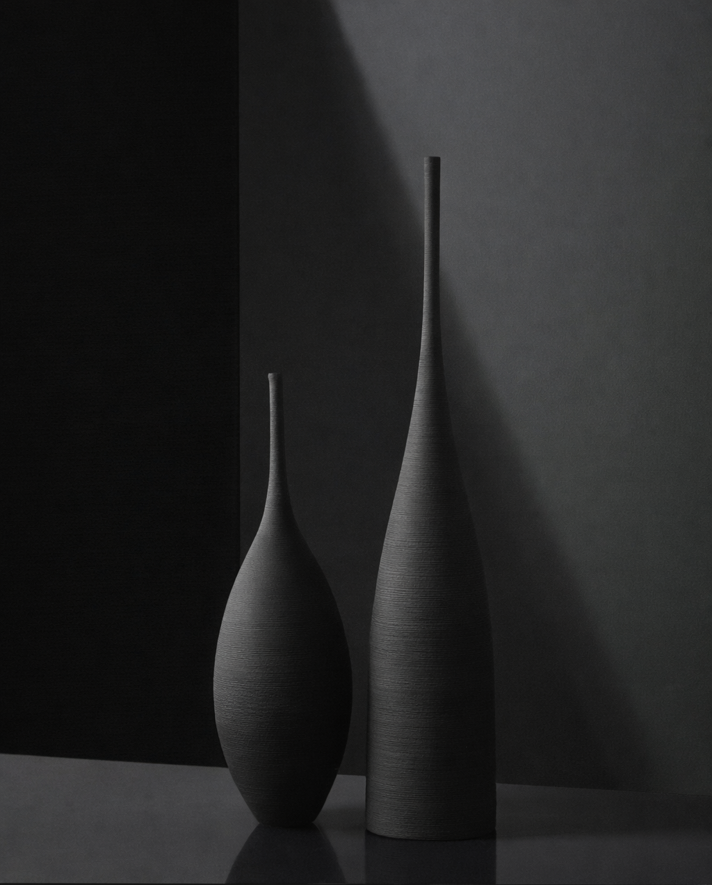 Handmade brushed large vase ornaments