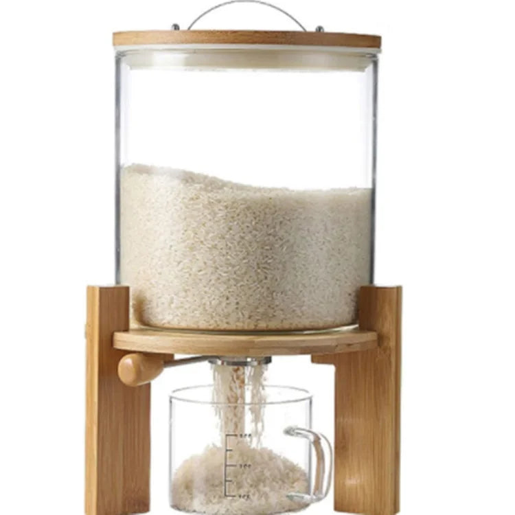 Harvest Glass Grain Dispenser