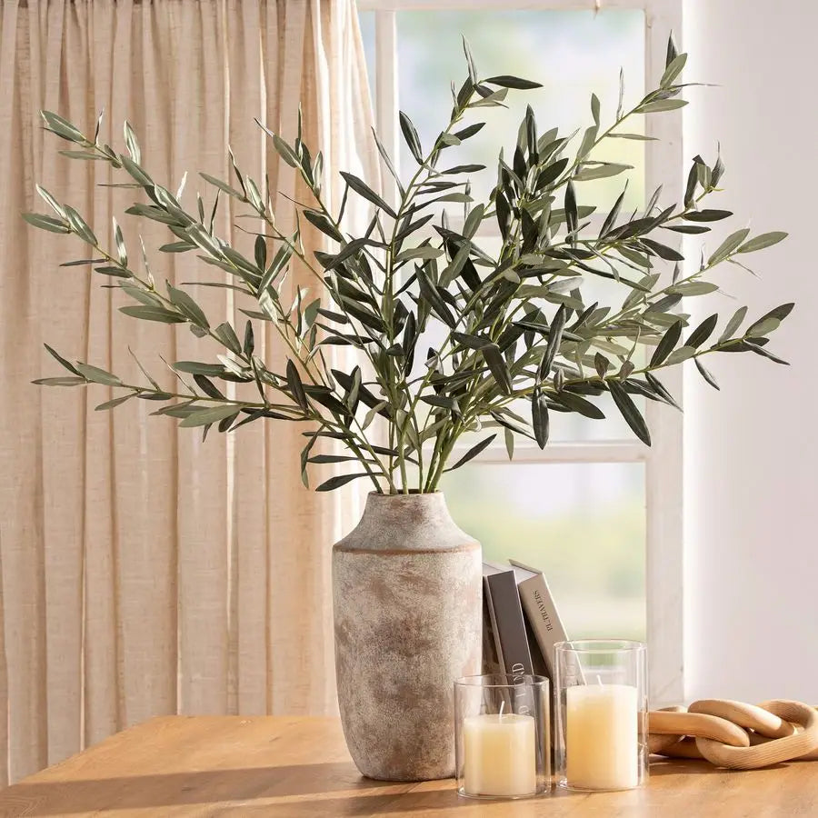 Textured Stone Ceramic Vase