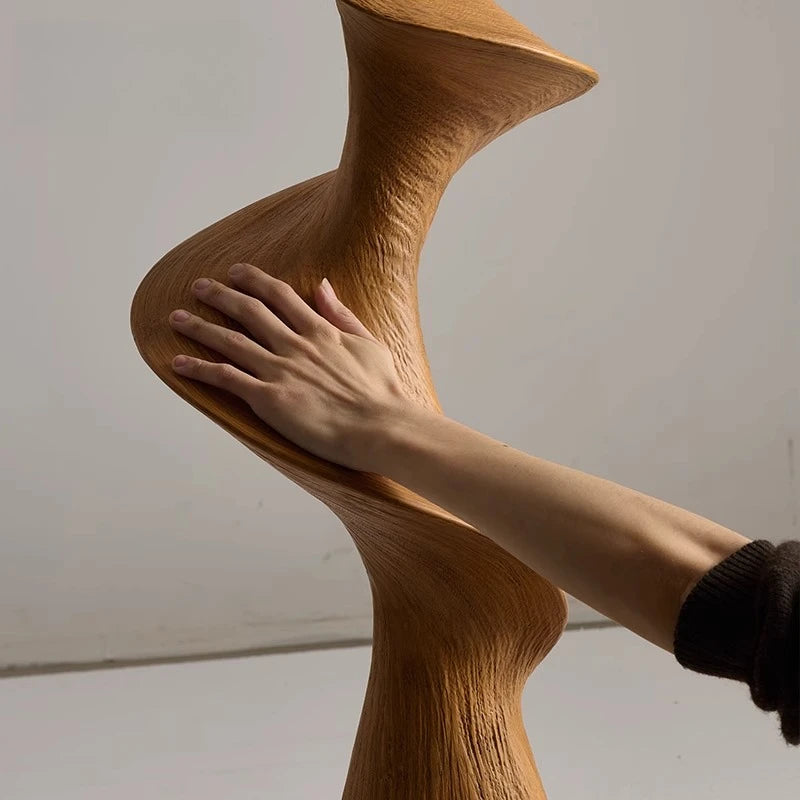 Wabi-Sabi Wood Floor Lamp