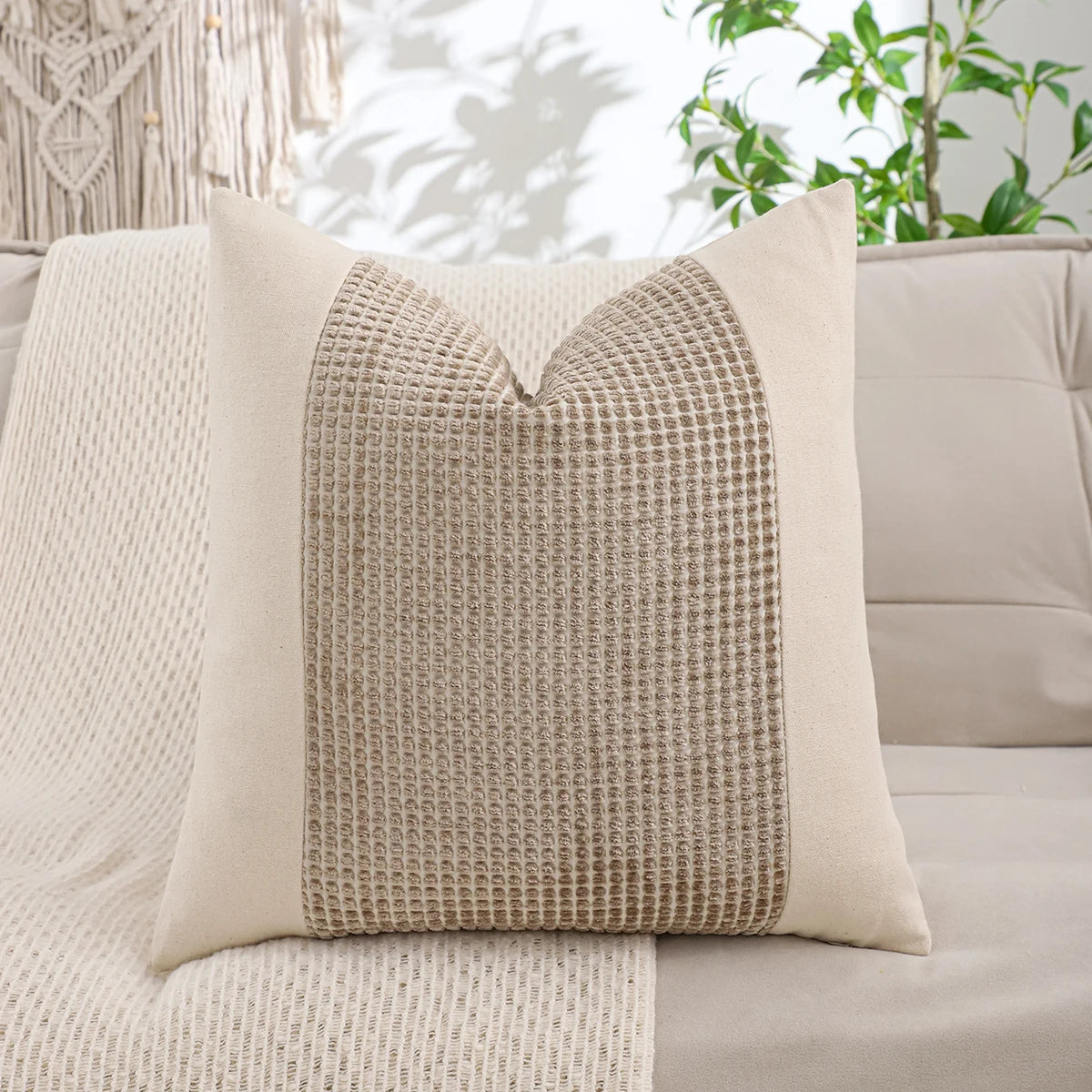 Woven Jacquard Accent Pillow Cover