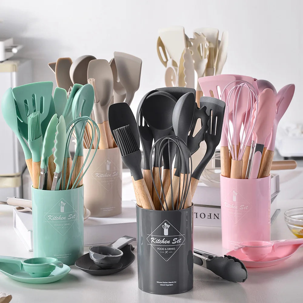 FlexGrip Silicone Kitchen Tool Set