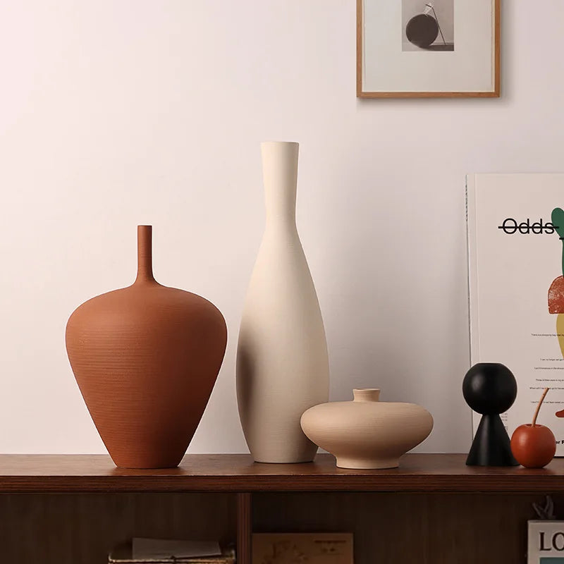 Nordic Embrace Ceramic Vase