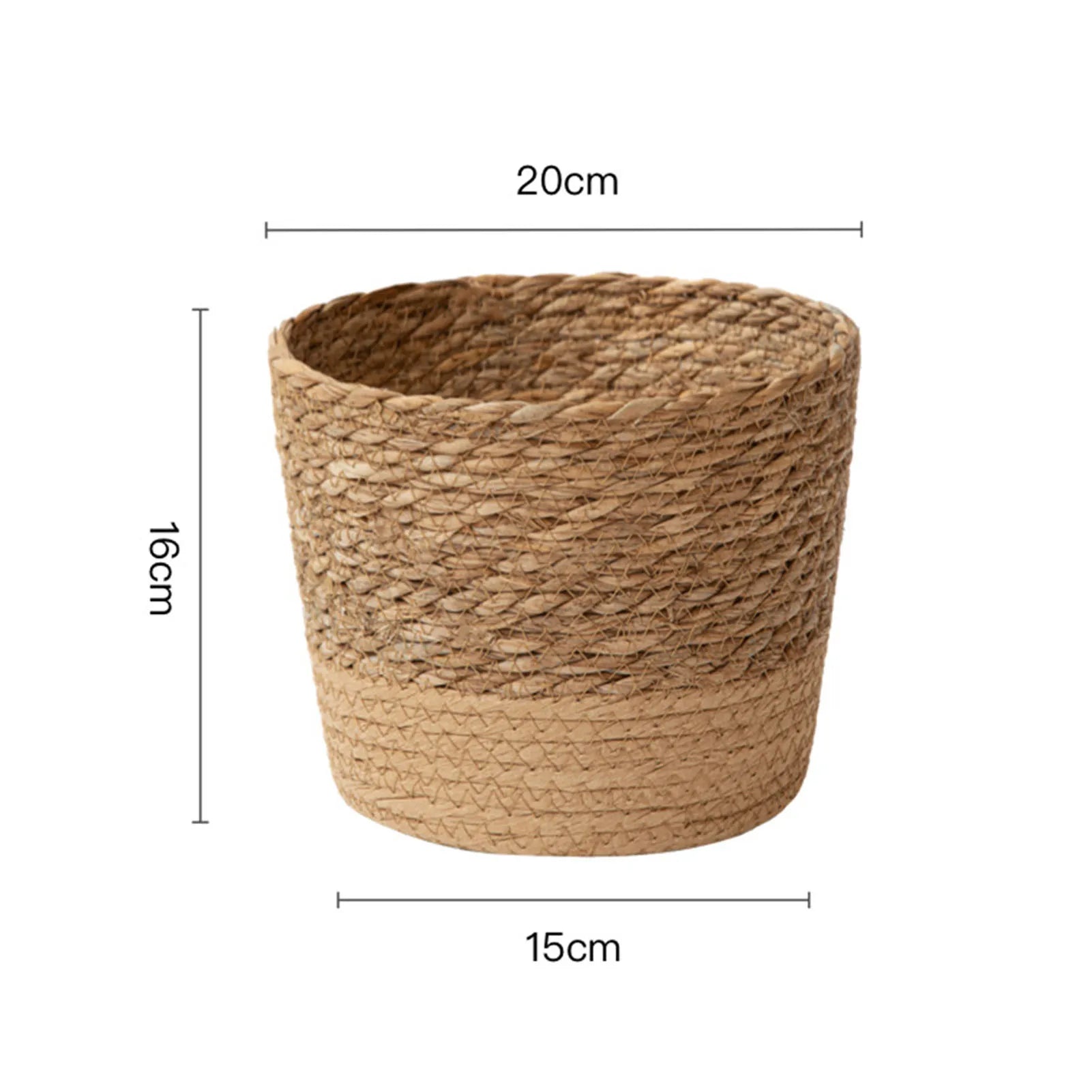 Woven Seagrass Hanging Plant Organizer
