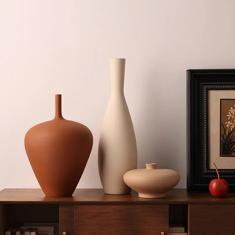 Nordic Embrace Ceramic Vase