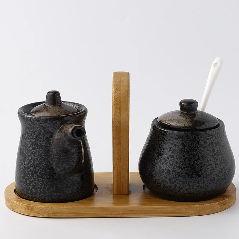 Nordic Ceramic Seasoning Jar Set