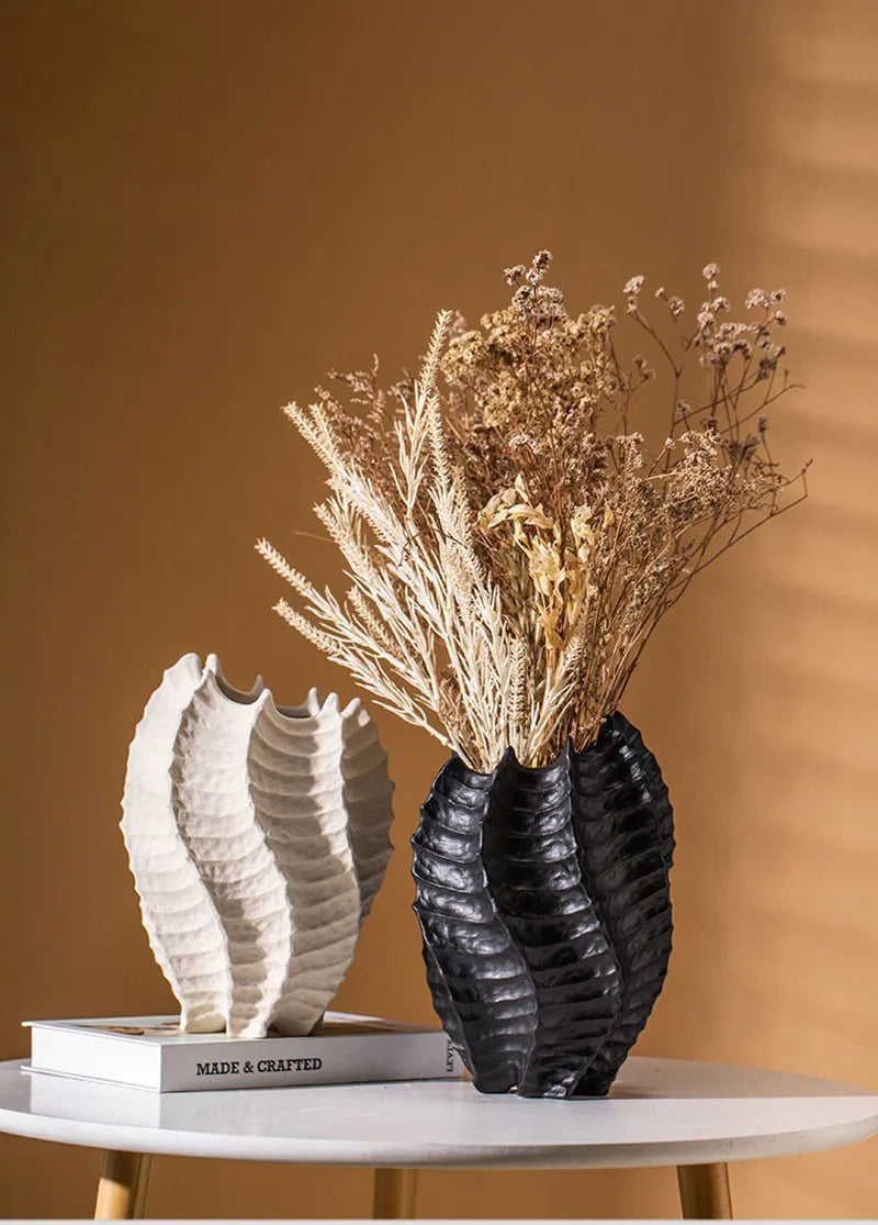 Coastal Sculpted Vase