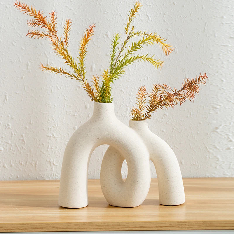 Sculptural Matte Ceramic Vase